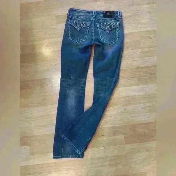 Miss Me Y2K Jeans Studded Pockets Size 28 🔥 - Picture 4 of 9